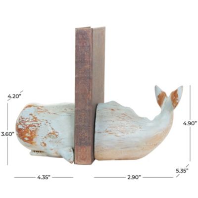 Coastal Polystone Bookends - Set of 2