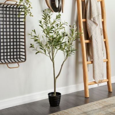 Contemporary Faux Foliage Artificial Tree