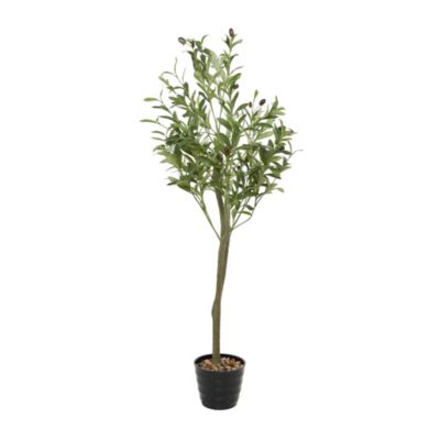 Contemporary Faux Foliage Artificial Tree