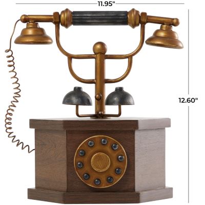 Vintage Wooden Telephone