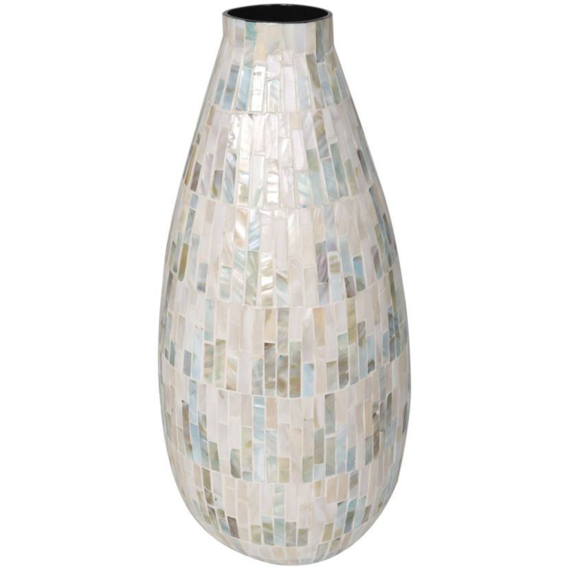 Contemporary Mother of Pearl Vase