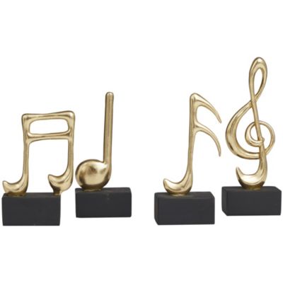 Traditional Resin Sculpture - Set of 4