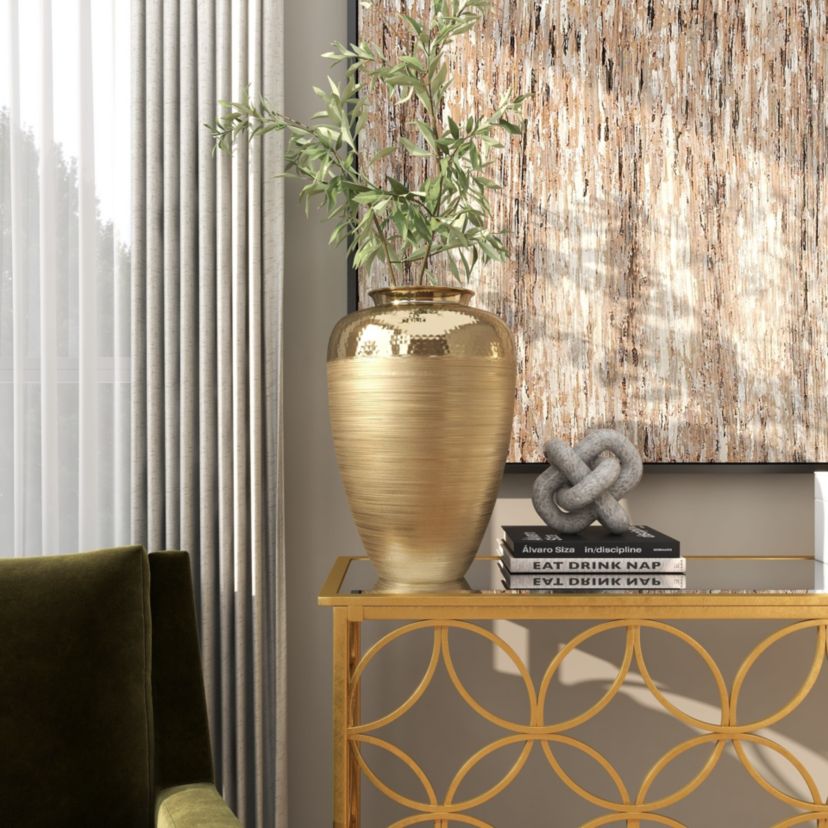 Glam Aluminum Vase