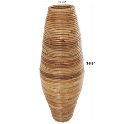 Natural Rattan Vase