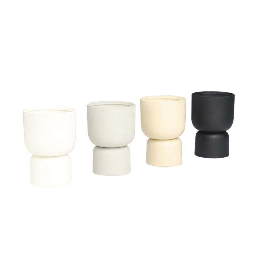 Modern Metal Candle - Set of 4