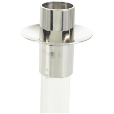 Glam Stainless Steel Candle Holder - Set of 2