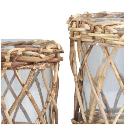 Coastal Glass Candle Holder - Set of 2