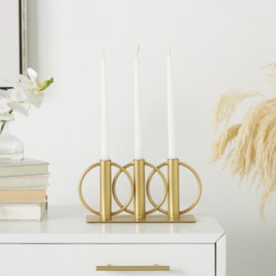 Modern Metal Candelabra