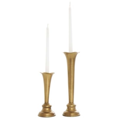 Traditional Metal Candle Holder - Set of 2