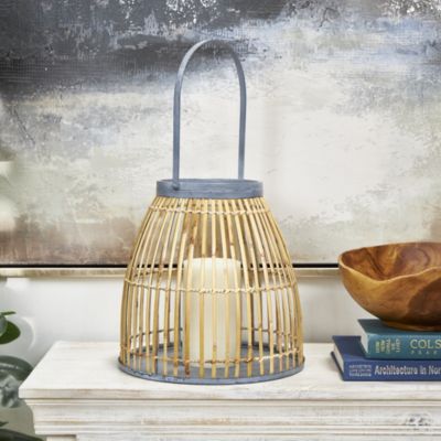 Bohemian Bamboo Candle Lantern