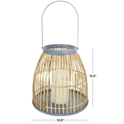 Bohemian Bamboo Candle Lantern