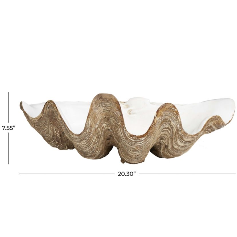 Coastal Polystone Decorative Bowl