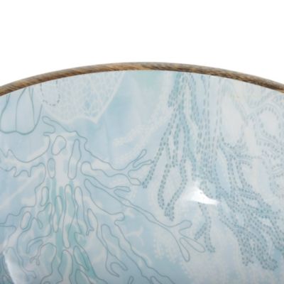 Coastal Mango Wood Decorative Bowl - Set of 2