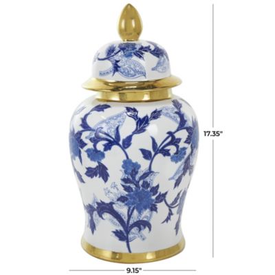 Transitional Ceramic Decorative Jars