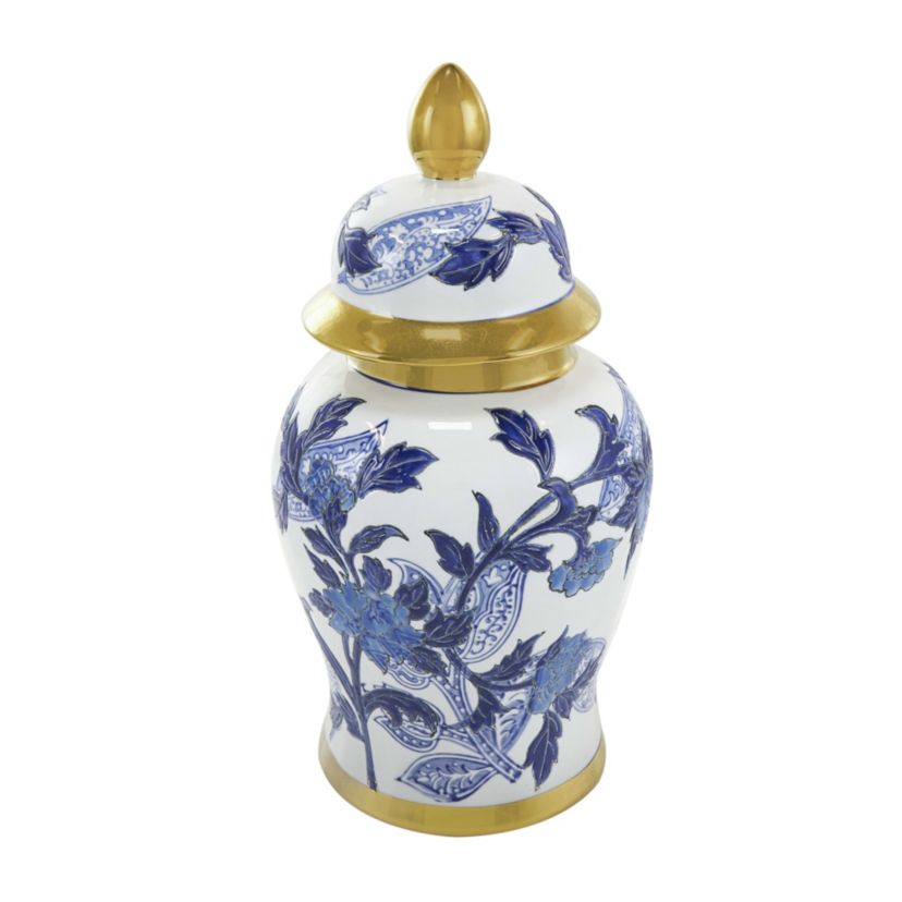 Transitional Ceramic Decorative Jars