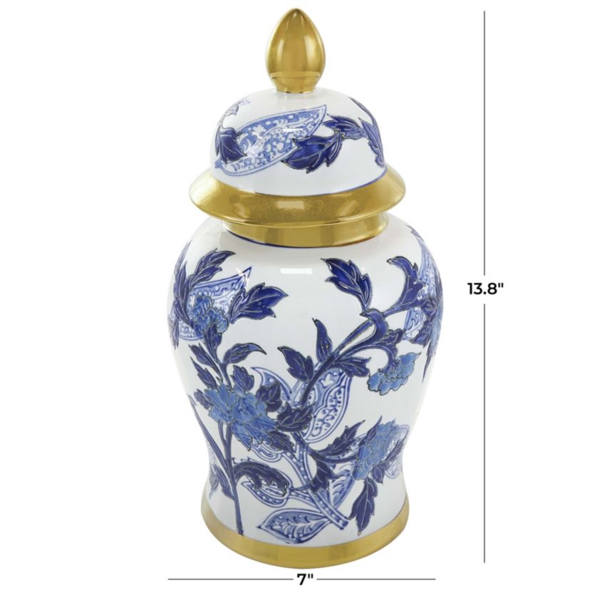 Transitional Ceramic Decorative Jars