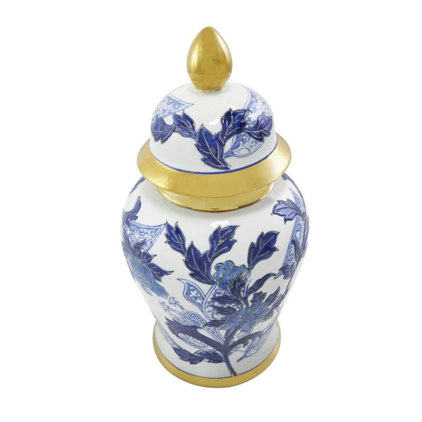 Transitional Ceramic Decorative Jars