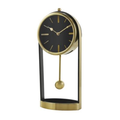 Contemporary Aluminum Metal Clock