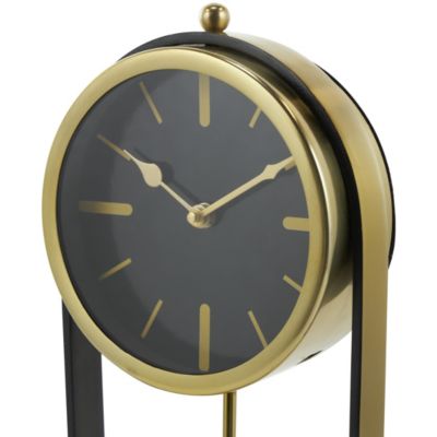 Contemporary Aluminum Metal Clock