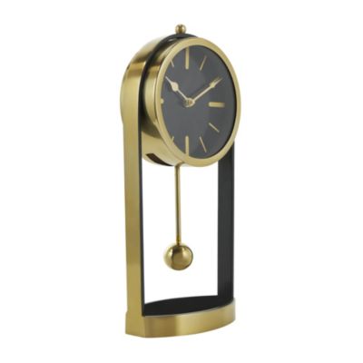 Contemporary Aluminum Metal Clock