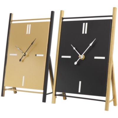 Modern Metal Clock - Set of 2