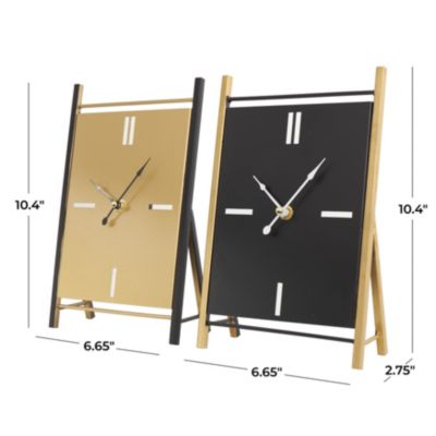 Modern Metal Clock - Set of 2