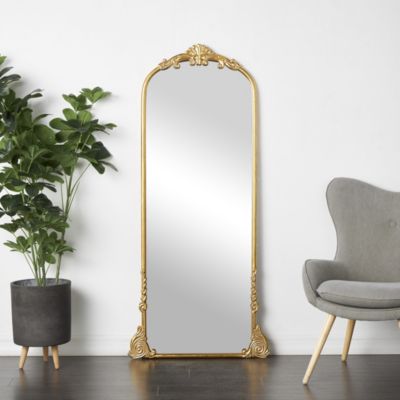 Vintage Metal Floor Mirror