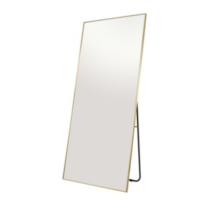 Modern Metal Floor Mirror