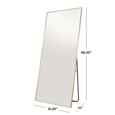 Modern Metal Floor Mirror