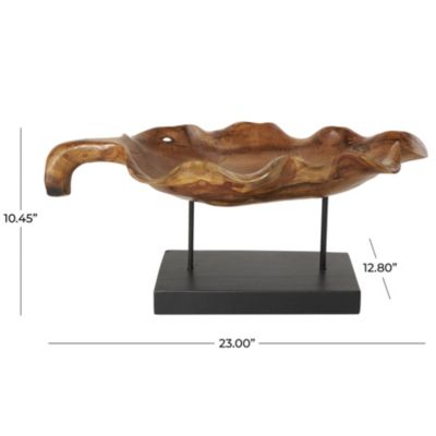 Natural Teak Wood Sculpture