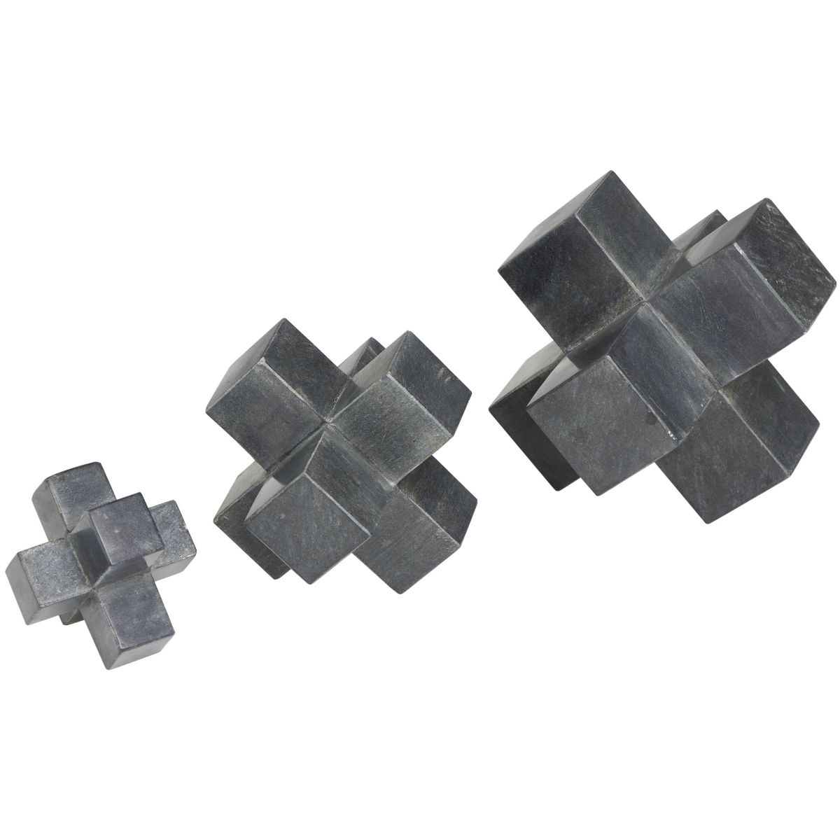 Modern Marble Sculpture - Set of 3