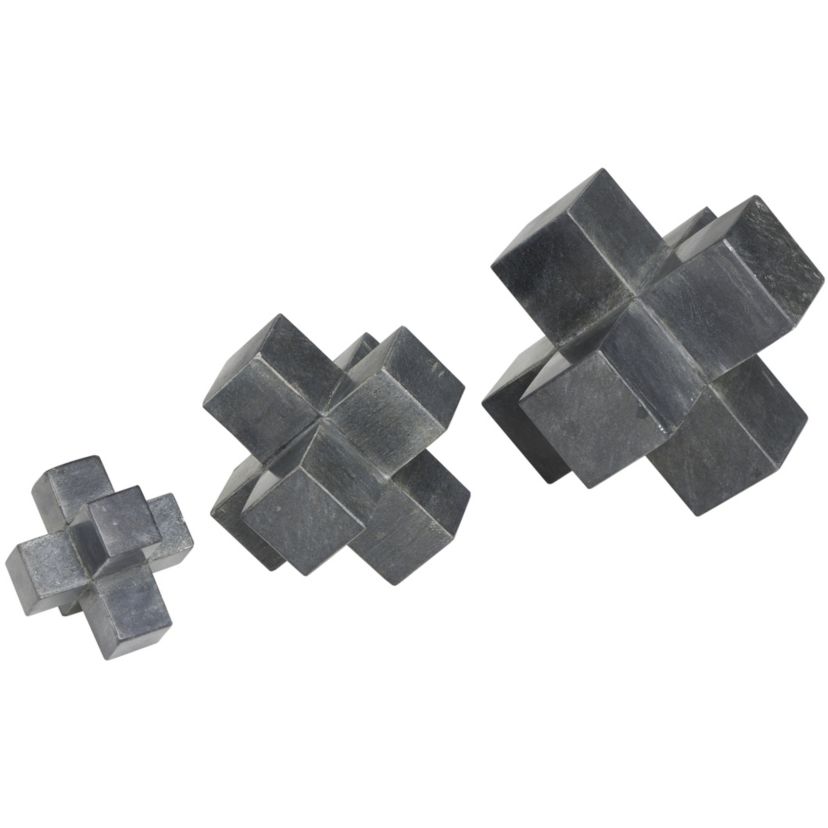 Modern Marble Sculpture - Set of 3