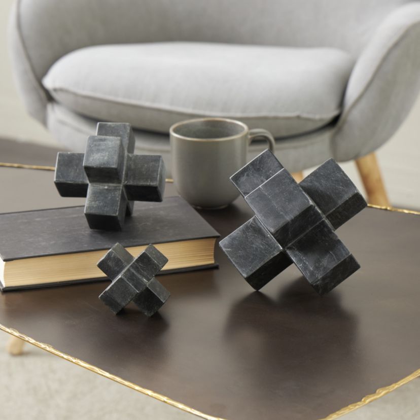 Modern Marble Sculpture - Set of 3