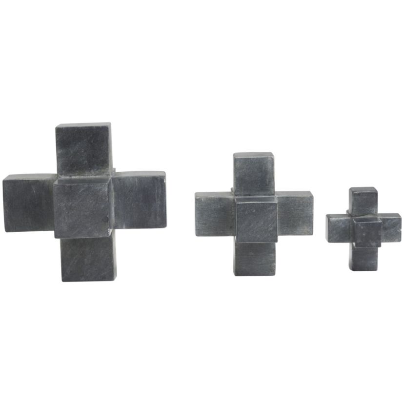 Modern Marble Sculpture - Set of 3