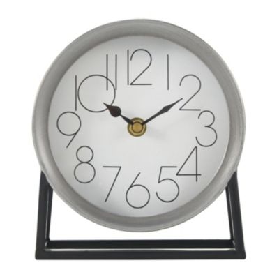 Contemporary Metal Clock - Set of 2