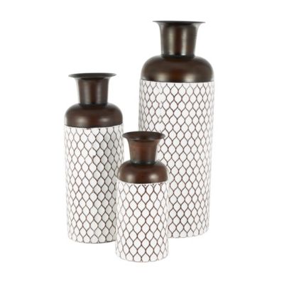 Farmhouse Metal Vase - Set of 3