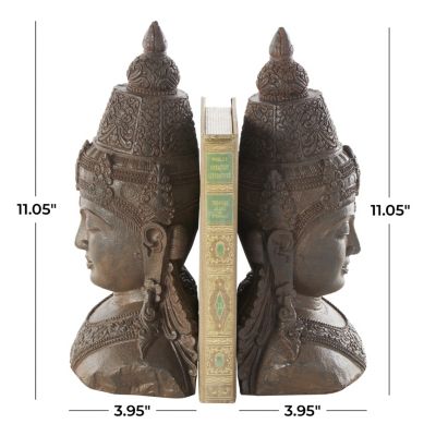 Bohemian Resin Bookends - Set of 2