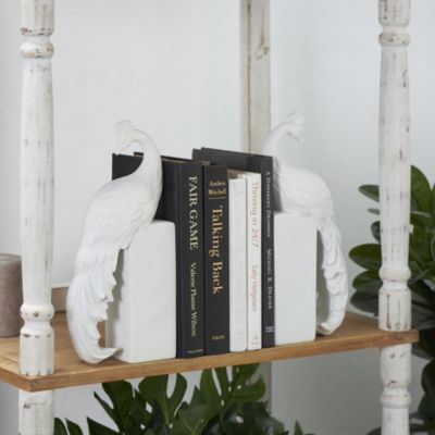 Traditional Resin Bookends - Set of 2