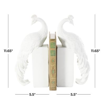 Traditional Resin Bookends - Set of 2