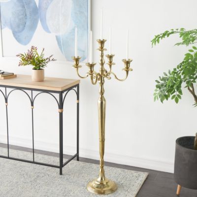 Traditional Aluminum Metal Candelabra