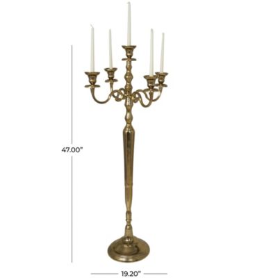 Traditional Aluminum Metal Candelabra