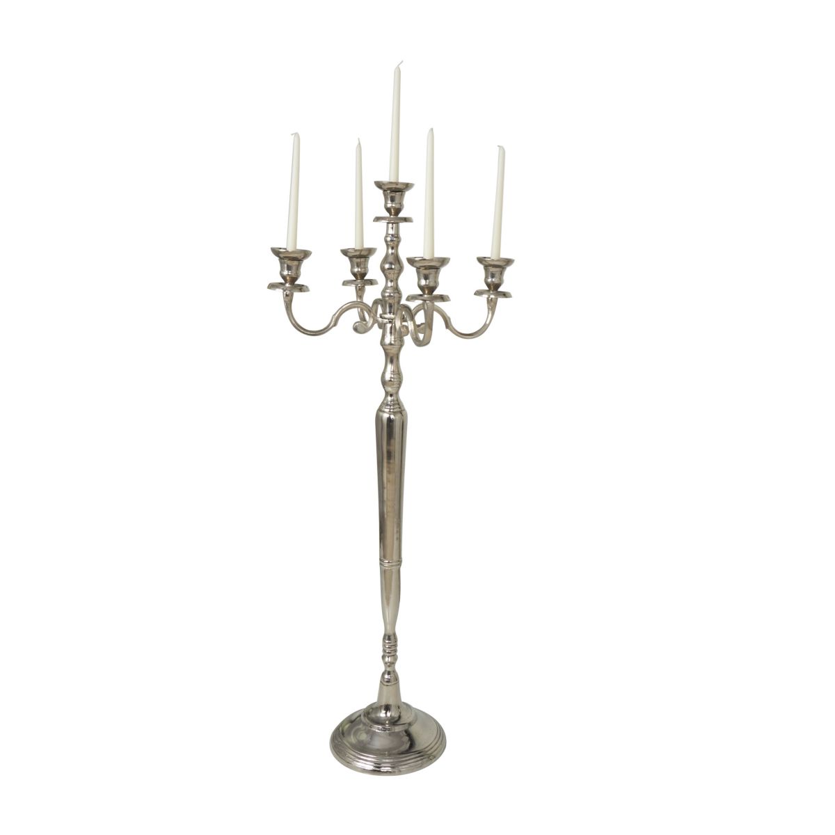 Traditional Aluminum Metal Candelabra