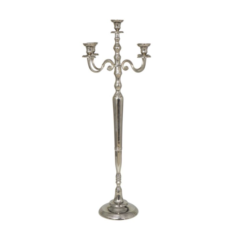 Traditional Aluminum Metal Candelabra