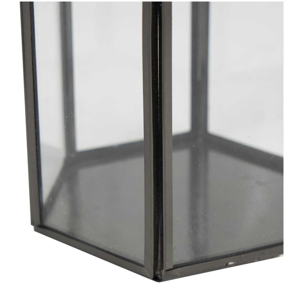 Modern Metal Candle Lantern - Set of 3