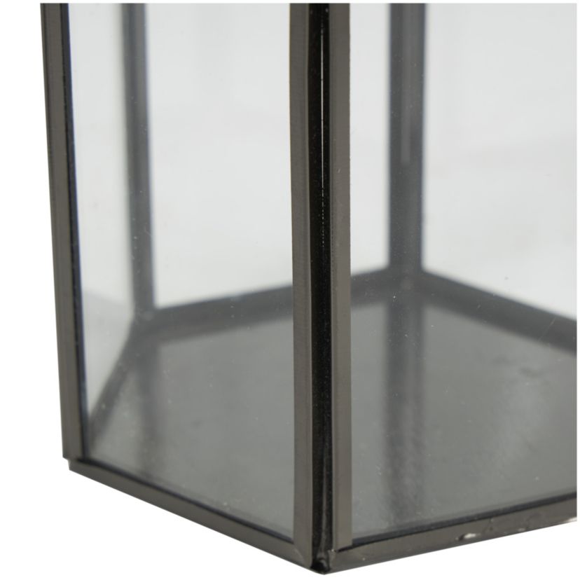 Modern Metal Candle Lantern - Set of 3