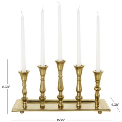 Traditional Aluminum Metal Candelabra