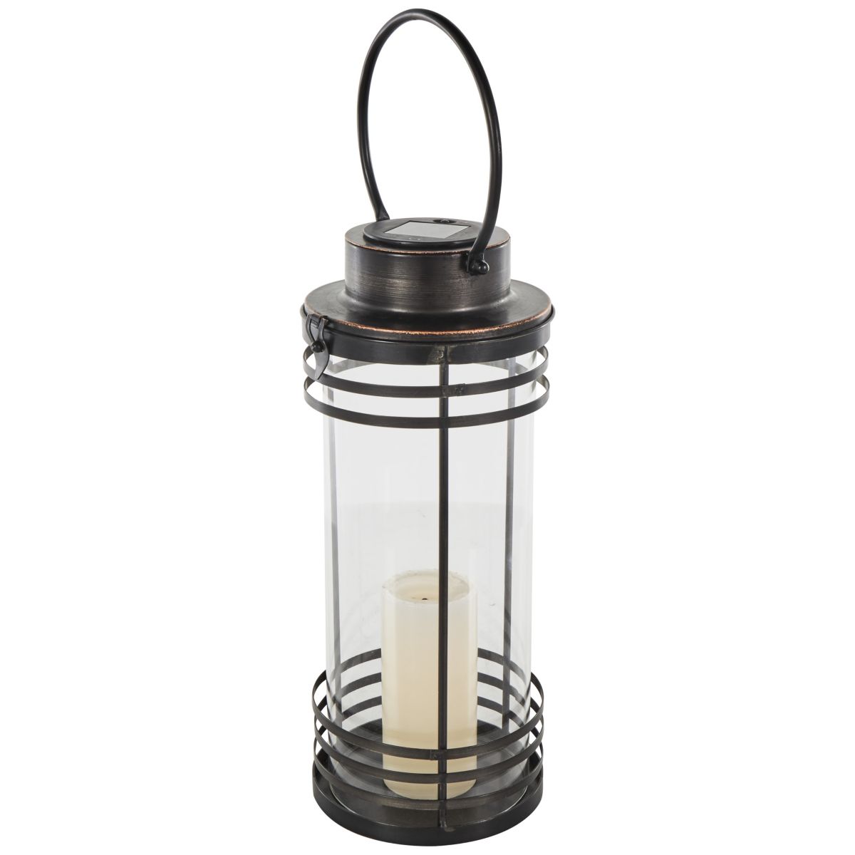 Industrial Metal Candle Lantern