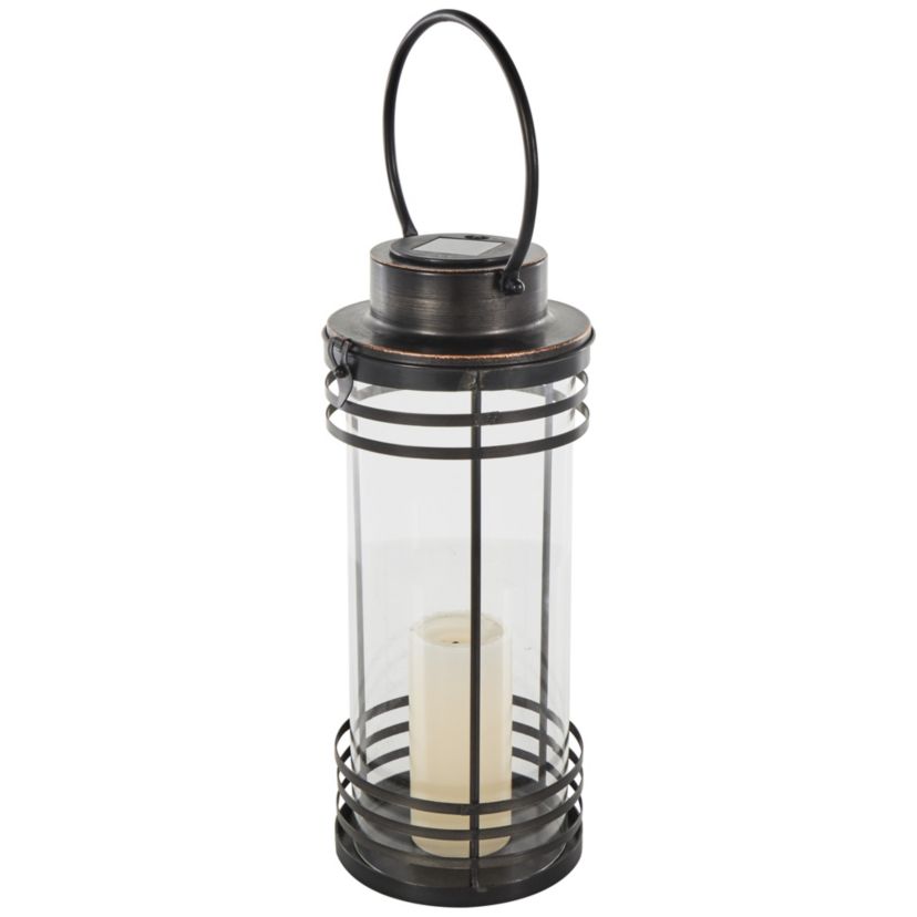 Industrial Metal Candle Lantern