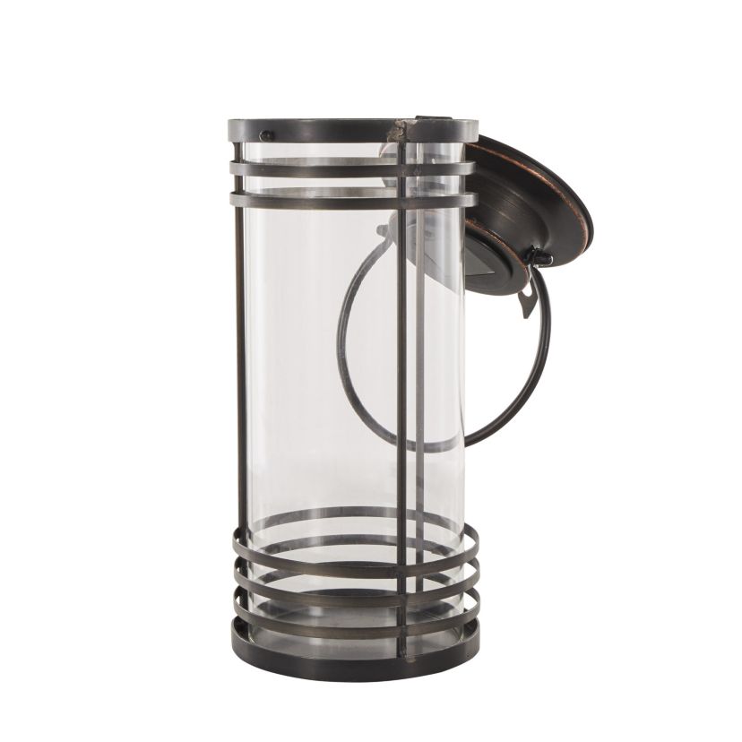 Industrial Metal Candle Lantern