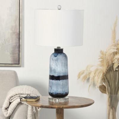 Contemporary Glass Accent Lamp